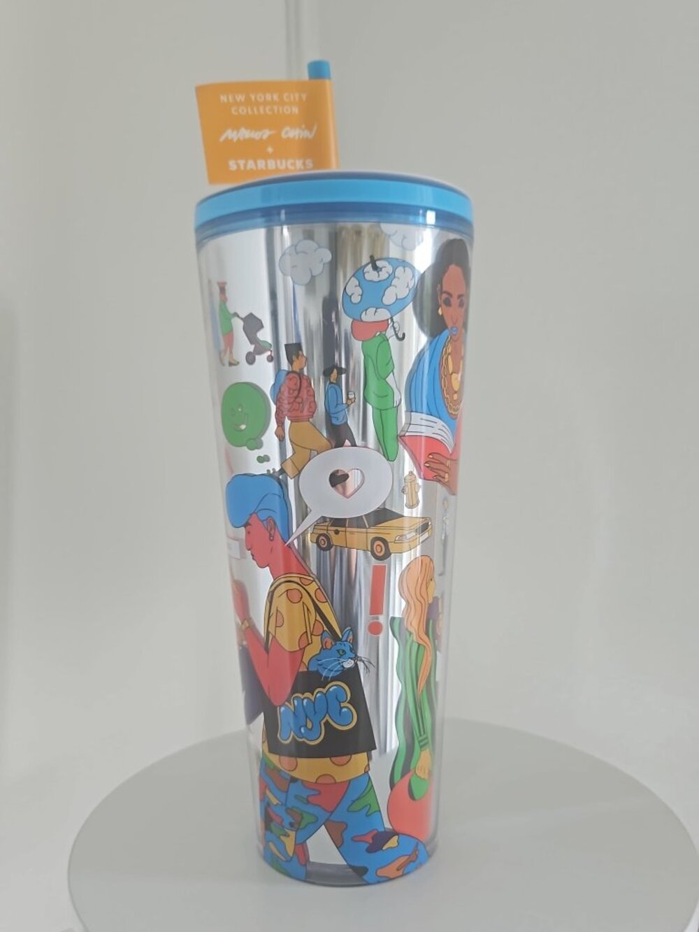 🗽 2025 Marcos Chin x Starbucks NYC New York City Collection 24oz Tumbler